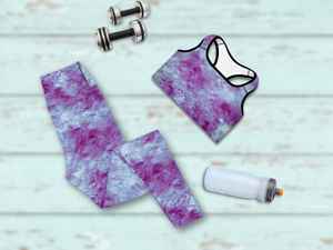 Ensemble de yoga sans couture pour femme, soutien-gorge de sport léger et legging, ensemble 2 pièces, confortable, respirant, antibactérien, uni devant - Product Image 4