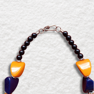 Sunset Indigo Bohemian Geometric Beaded Necklace Religious Ethnic Trendy <b>Chains</b> Agate Pearl Diamond <b>Rope</b> <b>Chain</b> for Party Gift - Product Image 6
