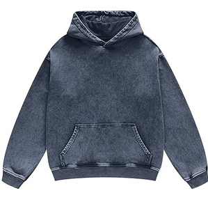 Última llegada Casual lavado ácido personalizado hombres lavado ácido sudaderas con capucha al por mayor lavado ácido sudaderas con capucha para adultos - Product Image 4