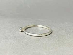 แหวนลายจุดเงินสเตอร์ลิงสำหรับ925ชุดแต่งงานแบบมินิมอลแบบคลาสสิกเครื่องประดับแฟชั่นวินเทจ - Product Image 4