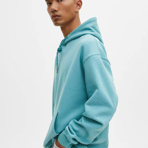 Sudadera con capucha de algodón 100% para hombre, sudadera con logotipo personalizado bordado XS estampado grueso polar Unisex Plus en blanco Oversize invierno XL - Product Image 3