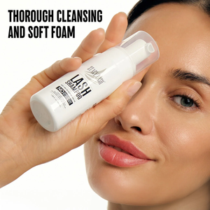 For Vegan Cruelty-Free pH Balanced Betaine-Free Paraben-Free Oil-Free Eyelash Extension Shampoo 50ml/100ml/200ml + <b>Brush</b> - Product Image 5