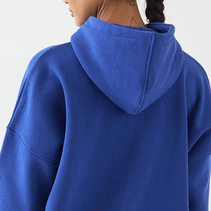 Sweat à capuche en polaire pour femme, respirant et durable, prix abordable, style simple, avec fermeture éclair, personnalisable et avec logo pour commande en gros - Product Image 5