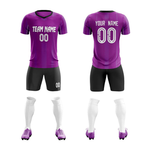 Maillot de football pour homme adulte 2025 à manches courtes, respirant, 100 % polyester extensible, ensemble uniforme, vente en gros de vêtements de football - Product Image 5