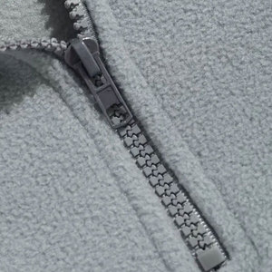 Sudadera Personalizada Cómoda con Cuello Alto y Media Cremallera, Manga Caída, Lisa, de Algodón y Poliéster - Product Image 4