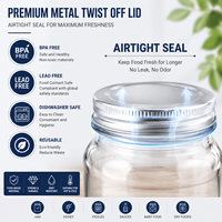 Couvercle métallique de qualité alimentaire à visser pour bocaux Mason, personnalisable, 38mm 42mm 53mm 63mm 70mm 82mm, fabrication OEM