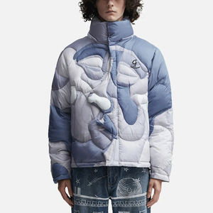 Chaqueta Acolchada de Poliéster 100% Transpirable y Resistente al Viento, Estilo Casual de Invierno, Colección Grace, Precio de Venta Especial para Hombre - Product Image 3