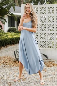 2023 femmes sur mesure élégant sans manches Maxi robe auto-conception écologique tissé robe de plage bouton fermeture pas cher naturel - Product Image 6