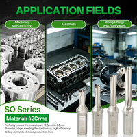 Foret indexable SOMT 5D à refroidissement interne pour perçage profond, foret rapide, haute stabilité, outil CNC pour usinage mécanique