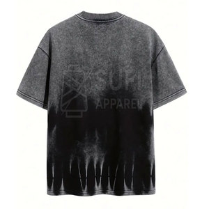 Camisetas Oversize para Hombre, Estilo Moderno, Corte Regular, Hip Hop, Streetwear, Manga Corta, 100% Algodón Tejido - Product Image 2