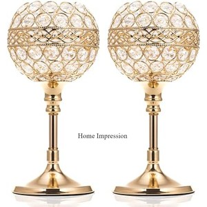 Attractive Look Modern Creative Art Hot Selling Crown Shape Designing <b>Crystal</b> <b>Candle</b> Holder for Wedding and Parties Decoration - Product Image 2