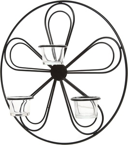 Premium Elegant Design <b>Candle</b> Stand Modern Black <b>Wall</b> Displaying <b>Candle</b> <b>Holder</b> Handcrafted Durable Metal <b>Candle</b> <b>Holder</b> Trending - Product Image 5