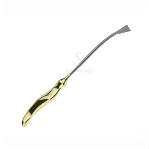 Lame ronde demi incurvée de dissecteur d'ascenseur d'endofront/cuir chevelu de qualité supérieure SHAPER, largeur 7mm, longueur 26cm avec poignée Ergo rigide - Product Image 2