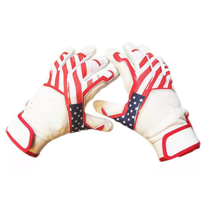 Guantes de Bateo de Béisbol y Sóftbol de Alta Calidad con Logotipo Personalizado, Diseño de Sublimación en Cuero Cabretta - Product Image 6