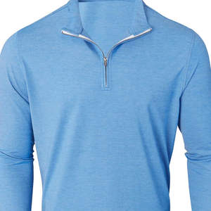 Sweat-shirts personnalisés avec logo, sweat-shirts à fermeture éclair quart de tour, en molleton de coton uni, hauts d'hiver tendance, sweat-shirts à fermeture éclair quart de tour pour hommes, OEM - Product Image 5