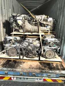 Conjunto de motor usado original de Japón, contenedor de 20 pies para envío mundial - Product Image 3