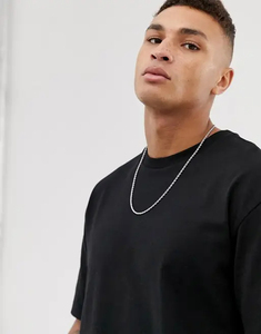 Camiseta de algodón de gran tamaño para hombre, camiseta personalizada de gran tamaño, camiseta cuadrada lisa en blanco, camisetas unisex de algodón de fabricante personalizado 00 Gsm - Product Image 6