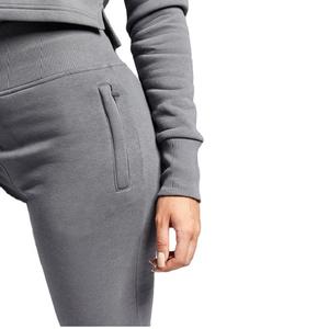 Haute qualité deux pièces femmes survêtement pull Gym haut court ensembles solide et concepteur imprimé survêtement à col à capuche - Product Image 3