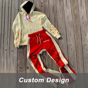 2025 Elegant Stracked Printing Women's Full Zip Pullover <b>Hoodie</b> with Sweatpants Fire Flare Tracksuit in Fleece Winter USA Sizes - Product Image 5