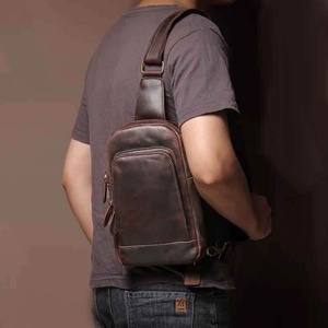 Bolso bandolera pequeño y elegante para mujer, bolso cruzado de estilo Vintage de cuero genuino, marrón caramelo ligero de lujo de alta calidad - Product Image 3