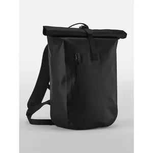 Waterproof <b>Roll</b>-Top Lite <b>Backpack</b> Sustainable Promotional Item for Merchandising - Product Image 3
