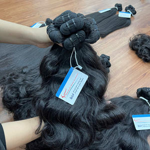 Pelo de trama de onda Natural Remy vietnamita crudo más vendido calidad dibujada doble 100% cabello humano sin derramamiento sin enredos - Product Image 2