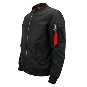 เสื้อแจ็คเก็ตบอมเบอร์ เสื้อโค้ทแบบมีชั้นทันสมัย ทรงพอดีตัว เสื้อแจ็คเก็ตบอมเบอร์สำหรับผู้ชาย ผ้าเนื้อนุ่ม สไตล์คนเมือง ใส่ได้ทุกวัน - Product Image 2