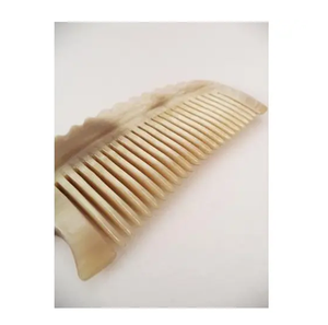 Peine de cuerno de Búfalo, herramientas elegantes personalizadas, la mejor calidad, color natural, cuidado del cabello, peine de cuerno a bajo costo - Product Image 5