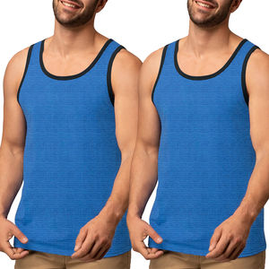 2025 personnalisé hommes chemises sans manches haute qualité Top Design décontracté porte 100% coton matériel - Product Image 5