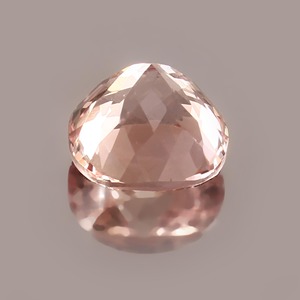 Pierre précieuse en verre de couleur pêche naturelle, taille coussin facetté, pour la fabrication de bijoux - Product Image 4