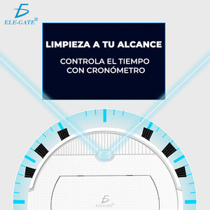 Robot de nettoyage automatique intelligent, rechargeable, contrôle par application, navigation LDS, fonctionnalité humide et sèche, matériau plastique, prise EU - Product Image 5