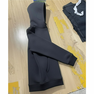 Sudaderas con Capucha de Baloncesto Unisex Casuales de Moda Urbana, 100% Algodón, Manga Regular, con Capucha, Bordadas, Lisas y Teñidas - Product Image 3