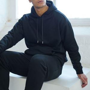 Conjunto de pantalones de chándal y Sudadera con capucha Loose Fit Street Wear Joggers Chándal personalizado Hombres - Product Image 3