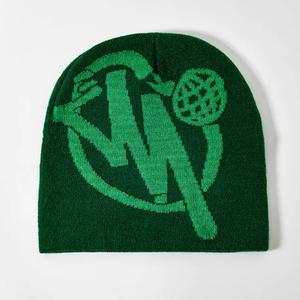 Bonnets d'hiver personnalisés de haute qualité Jacquard acrylique Mohair Style à revers/sans manchette pour les pêcheurs et les voyageurs en plein air - Product Image 2