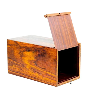 Rosewood Epoxy Resin Cremation Urn Handmade <b>Memorial</b> <b>Box</b> For <b>Pet</b> And Human Cremation urns - Product Image 3