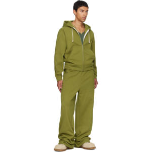 Survêtement zippé de qualité supérieure 2025 pour hommes avec poches kangourou, logo personnalisé, style hip-hop, pour la saison automne/hiver - Product Image 1