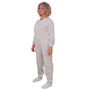 Pyjama 100% coton anti-déchirure, adaptatif, jetable, avec protège-matelas - 9012/2 - Product Image 4