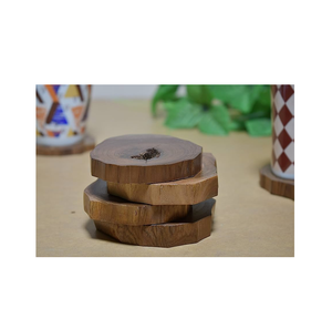 Ensemble de sous-verres en bois pour la maison Design look Home Kitchenware Fresh Wood Mat And Pads Tableware For Hotel Restaurant utilise la meilleure qualité - Product Image 1