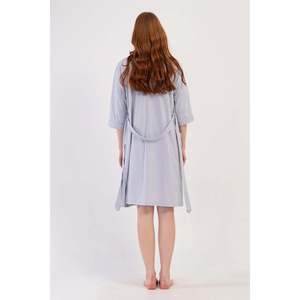 KADIN P.SUPREM CIFT PATLI KISA KOL HAMILE TUNIK+3/4 KOL CEPLI SABAHLIK TAKIM - TAS - ชุดทักซิโด้ - Product Image 3