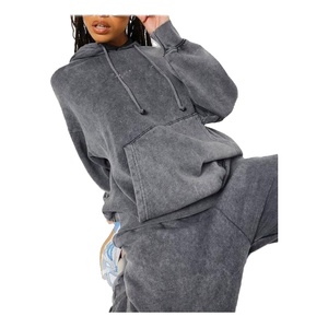 Survêtement en coton 100% pour femmes, avec lavage à l'acide, personnalisé, bon marché, meilleur design, 2026 - Product Image 6