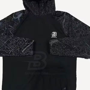 Nuevo diseño Hombres Windbreaker Hoodie Sets Manga larga Hombres Windbreaker Winter Hoodie Sets Nylon/Poliéster - Product Image 6