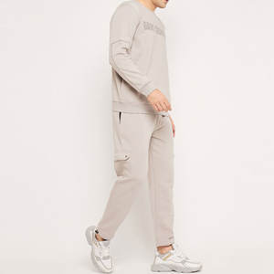 Nouvel arrivage de survêtements pour hommes lourds en coton imprimé écologique de haute qualité grande taille caractéristique d'hiver prix bon marché - Product Image 2