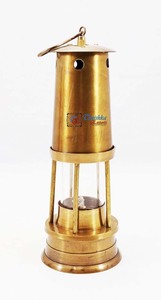 Lámpara Pequeña de Latón Antiguo, Linterna Náutica Vintage para Barco, Decoración Artesanal para el Hogar, Decoración Navideña - Product Image 4