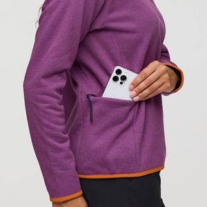 เสื้อพูลโอเวอร์ซิป ¼ แขนยาว แห้งเร็ว น้ำหนักเบา สไตล์ลำลอง สำหรับออกกำลังกาย  คุณภาพสูง  รับสกรีนโลโก้ - Product Image 5