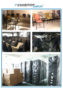 كراسي راتان مخصصة للحدائق، كراسي معدنية بذراعين للاستخدام الخارجي، كراسي قابلة للتكديس بالجملة للحدائق والفناء الخلفي والشرفات - Product Image 5