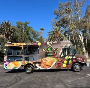 Motorable Food Truck For Sale <b>Cheap</b> Price Fully Equipped Mobile Kitchen For Fast Food Catering Factory Wholesale New - Product Image 2