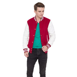 Blouson Bomber Homme Personnalisé Col Montant Logo Frontal Écologique Style Universitaire Automne Hiver - Product Image 5