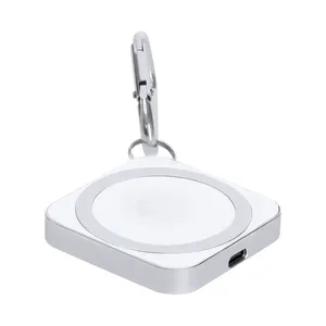 Dorex – Chargeurs magnétiques sans fil personnalisés en acier inoxydable avec impression numérique, gadgets, porte-clés et mousquetons personnalisables pour - Product Image 4