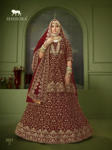 Lehenga Choli nupcial con hermoso trabajo de bordado por exportador mayorista Fabzone - Product Image 2
