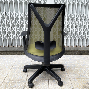 Chaise de bureau ergonomique HOM1087D-02 pivotante en maille, hauteur réglable, mousse premium, tissu, pour la maison, l'atelier, la chambre, plusieurs couleurs - Product Image 6
